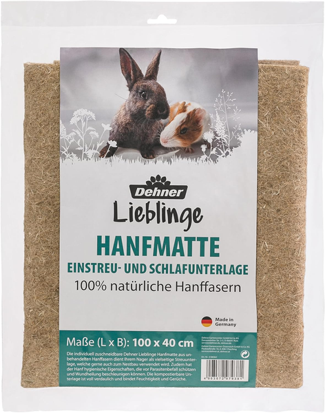 Dehner NagerzubehöR, Hanfmatte, Ca. 100 X 40 Cm, Hanf, Natur-image