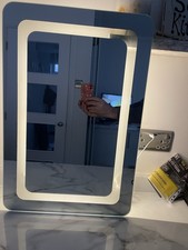 ROPER RHODES IMPRESSION WALL MOUNTED LED ILLUMINATED BATHROOM MIRROR WITH SHAVER