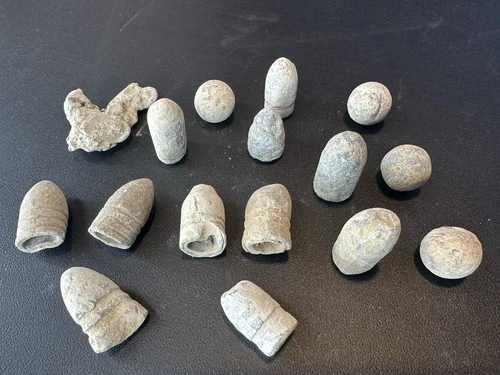 Civil War Bullets, Dug - Manassas, Virginia, Lot 3