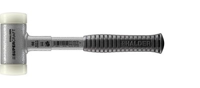 Halder 3377.050, Supercraft-Mallet Non Rebound, Steel Tube Handle, Nylon Faces