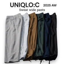 UNIQLO : C Sweat wide pants 479854 XS-4XL Unisex Japan New 2025 AW