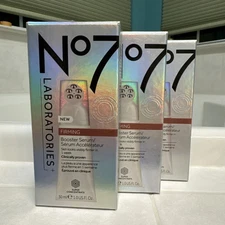 3 PACK of Sealed No7 Laboratories Firming Booster Serum 1 oz Ea (30ml)