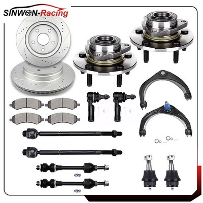 Fit For 2006-2008 Dodge Ram 1500 Front Ball Joint Sway Bar Wheel Hub Bearing