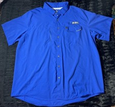 Magellan Men's Outdoors Pro Angler Fishing Shirt Short Sleeve Classic Fit Sz 2XL