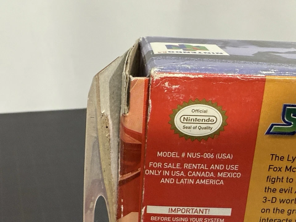 Star Fox 64 Rumble Pak Set Bundle Complete In Box CIB Authentic Tested With Box - Image 3 of 4