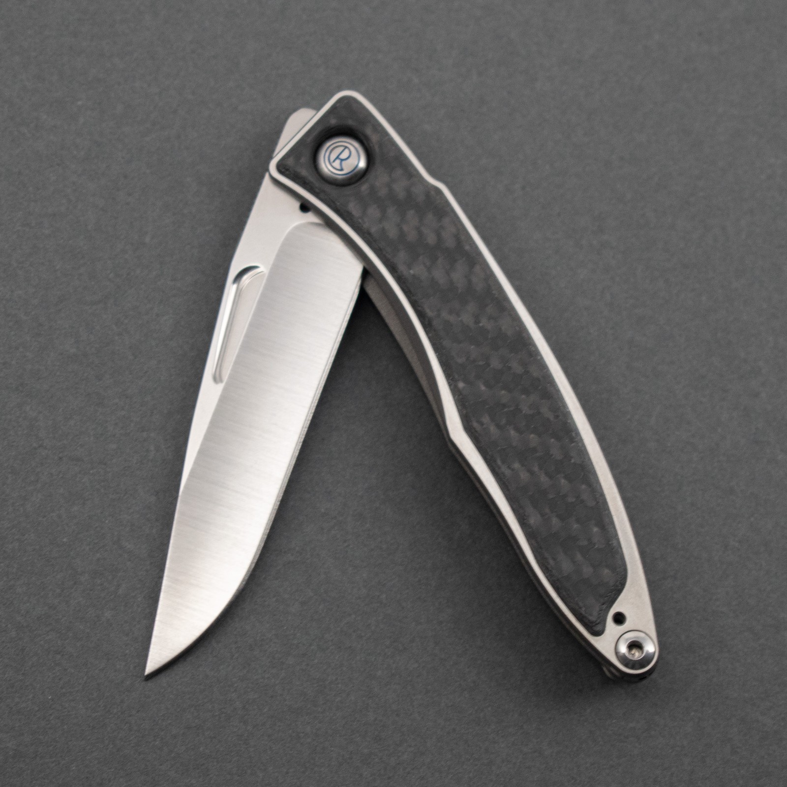 NEW! Chris Reeve Mnandi, Carbon Fiber Inlays (Gen 2), Polished Blade w/ Full Kit