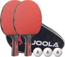 JOOLA Duo Carbon Ping Pong Paddles Set of 2 - Professional Table Tennis Paddl...