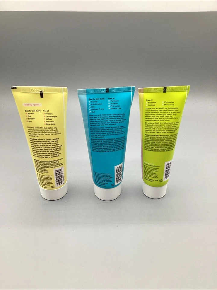 3x Gift Set Freeman Energize, Anti-Stres Clay Mask, Refining Clay Mask - Image 3 of 4