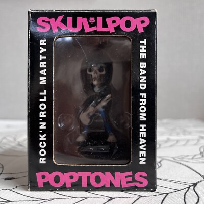 SKULLPOP POPTONES RAMONES フィギュア Ramones Figure Skullpop Poptones Vintage Guitarist - Damaged