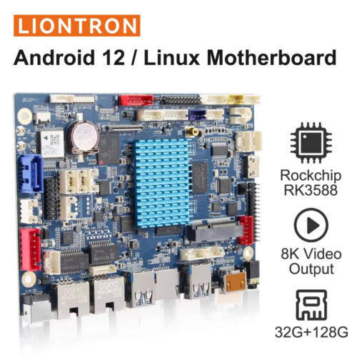 New D-3588 Liontron Development Board Rockchip RK3588 PCIe Ethernet 32GB LPDDR4X