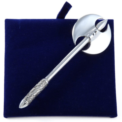 Doppelseitig Wikingeraxt Zinn Kilt Pin - LKP38