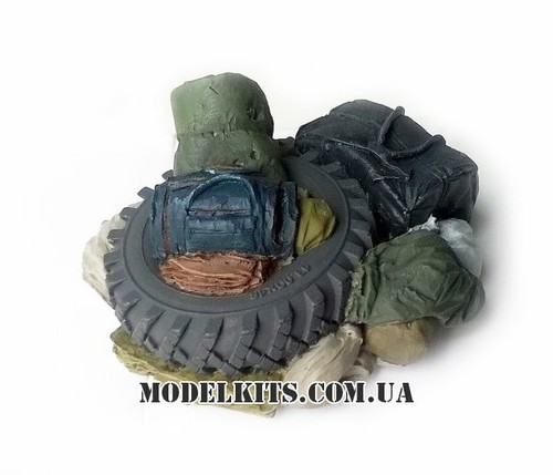 Dan Models 35302 Ausrüstung Personal von BTR-80 Crew & Ersatzrad Maßstab 1/35 Kit - Bild 9 von 12