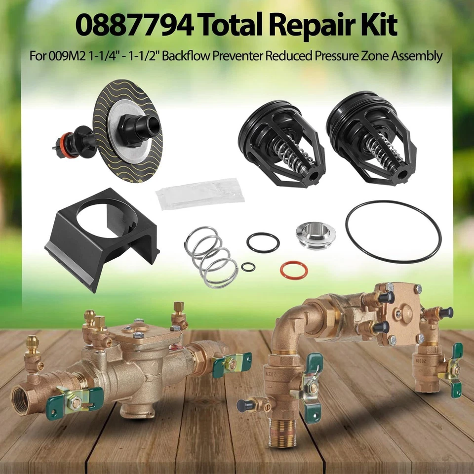 For Watts 0887794 Total Repair Kit for 009M2 1-1/4" - 1-1/2" Backflow Preventer - Image 2 of 4
