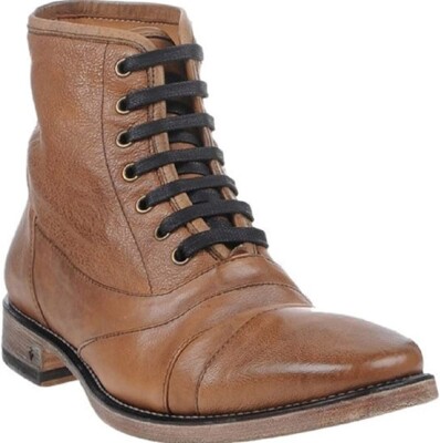John Varvatos Mens Tan Leather Moto Boots, 7 | eBay