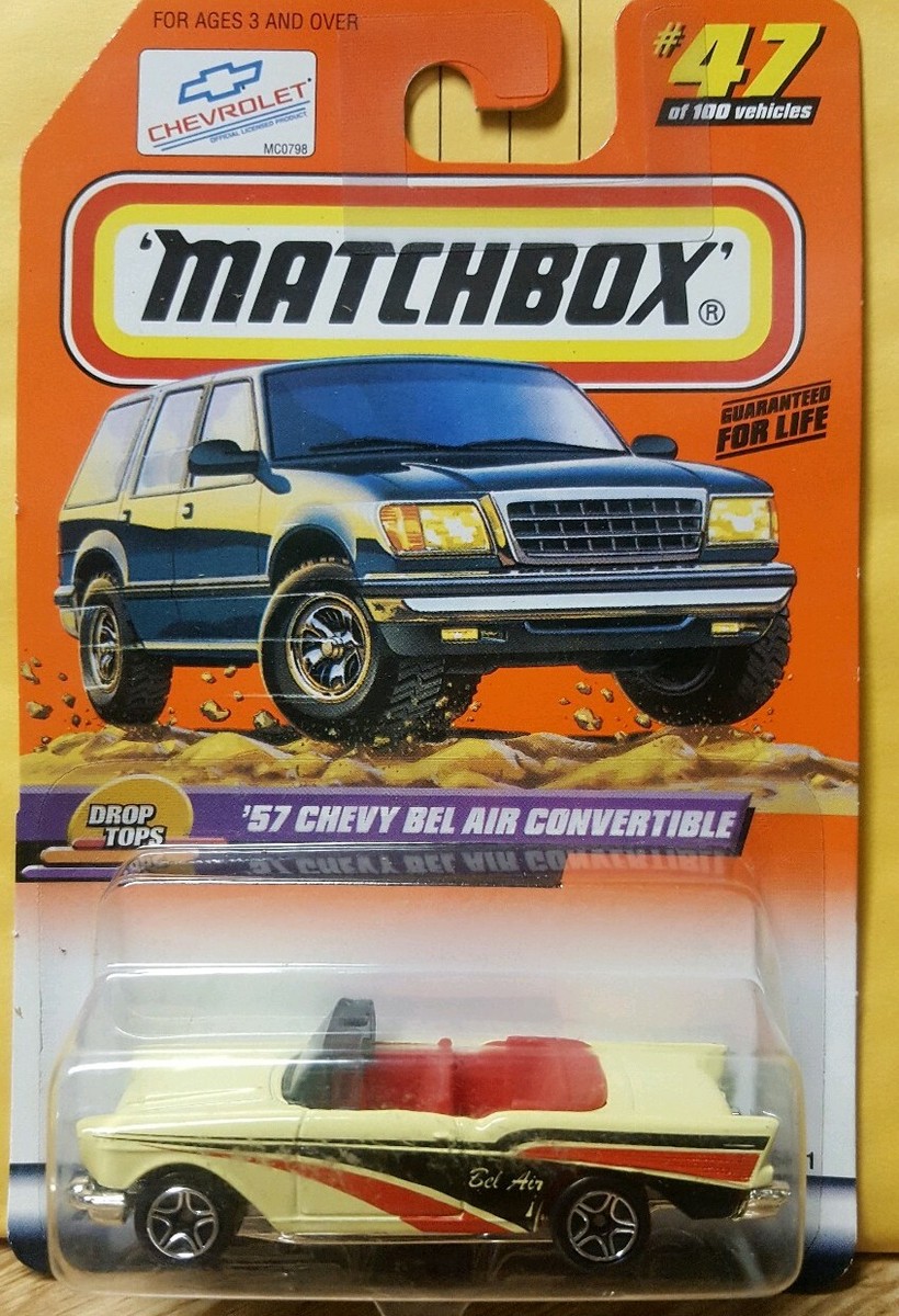 ミニカー MATCHBOX Chevrolet Bel Air Convertible Amazon.com: Matchbox 57 Chevy Bel Air Convertible Drop Top