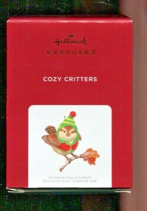2021 Hallmark Ornaments - COZY CRITTERS - New in Box