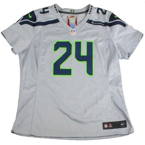 marshawn lynch seahawks jersey grey