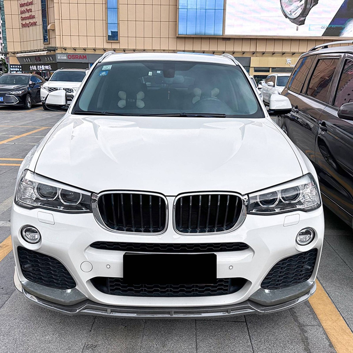 Fit BMW X3 F25 X4 F26 M Sport 2014-18 Front Bumper Lip Spoiler
