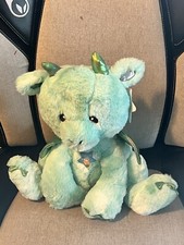 FAO Schwarz Glow Brights 13 Plush Dragon LED Lights Sound Stuffed Animal NWT