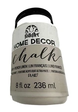 FolkArt Home Decor Chalk Paint 8oz-French Linen