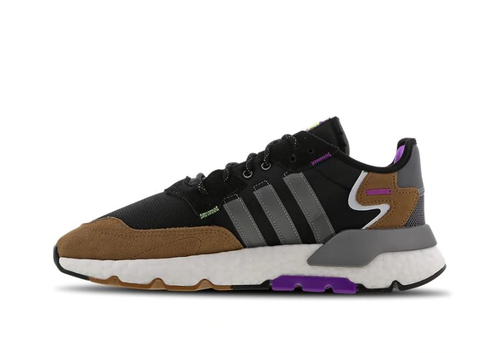 Mens ADIDAS NITE JOGGER Black Trainers 