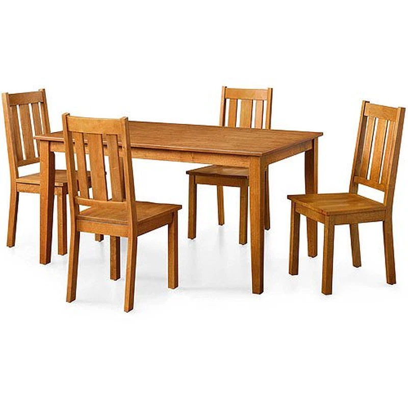 Better Homes and Gardens Bankston 5 Piece Dining Set Honey eBay