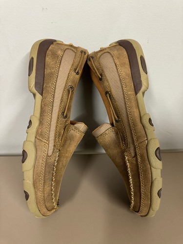 TWISTED X WOMEN'S LEATHER DRIVING MOCCASINS WDMS005 9.5M - Picture 4 of 6