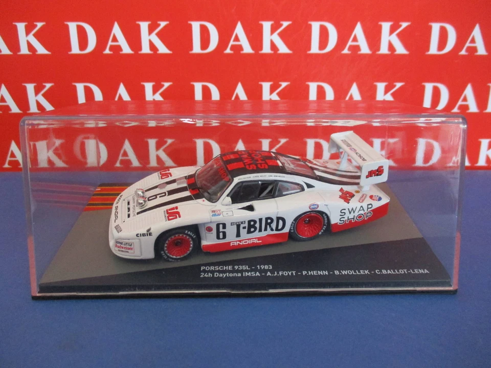 Die cast 1/43 Modellino Auto Porsche 935L 24H Daytona IMSA 1983 A-J. Foyt - Immagine 4 di 4