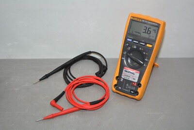 ^ Fluke 179 True RMS Digital Multimeter with Fluke Leads #X3873