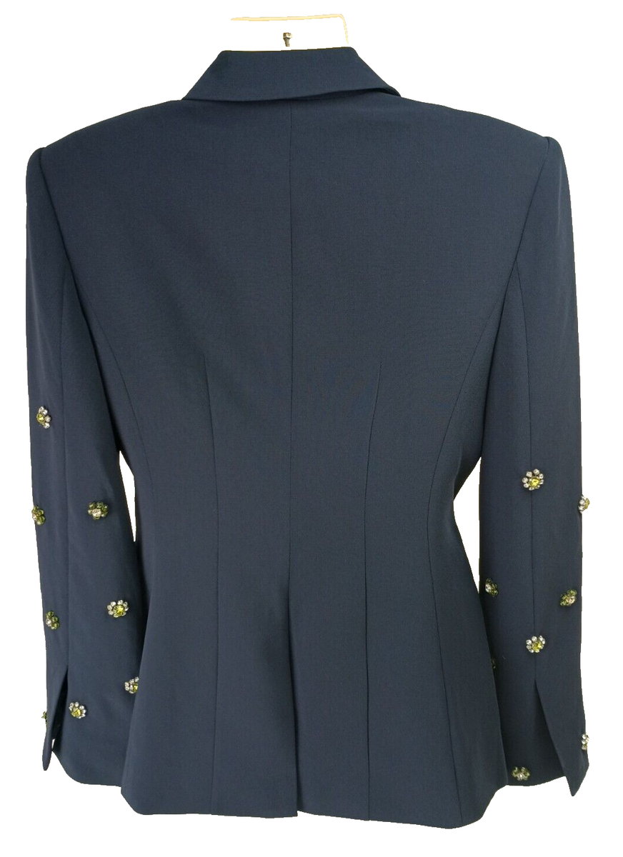 Cinq à Sept Women's Navy Blue Cheyenne Crystal Rhinestone