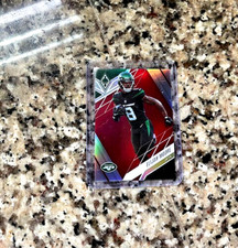 💥Elijah Moore 2022 Phoenix Red Parallel Football Card #/250 New York Jets