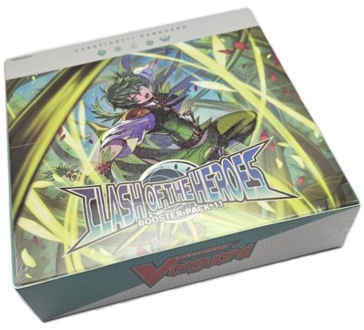 #ad #ad Cardfight Vanguard 11 Clash Of The Heroes Factory Sealed 16 Pack Booster Box $42.95