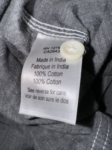 MOUNTAIN KHAKIS shirt L Mens, JACKSON HOLE WYOMING, Authentic, Button, Gray, htf - Picture 16 of 18