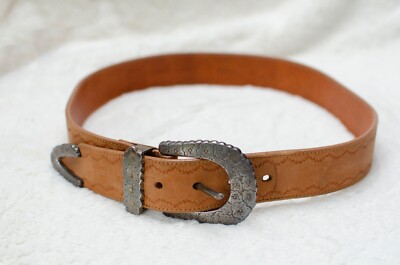 Jenny And The Boys Brown Vintage Leather Belt Sz S Jenny And The Boys Brown Vintage Leather Belt Sz S main image 2