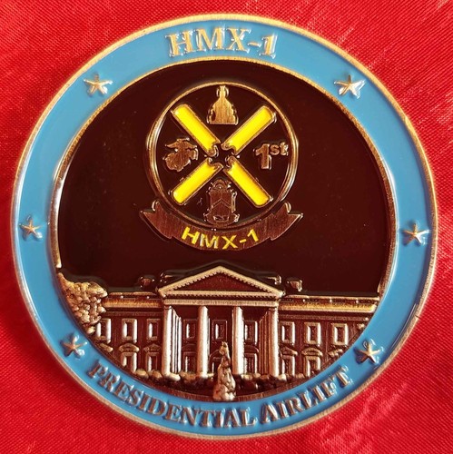 Marine one HMX-1 Presidential Airlift Challenge coin Original unique OCPM 26 - Picture 2 of 10