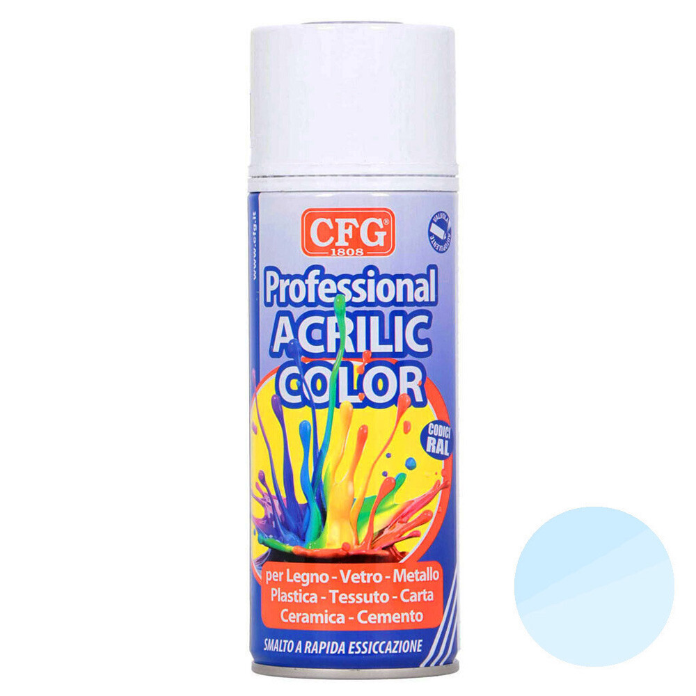 Vernice spray trasparente opaco CFG SP0610  400ml rapida essicazione