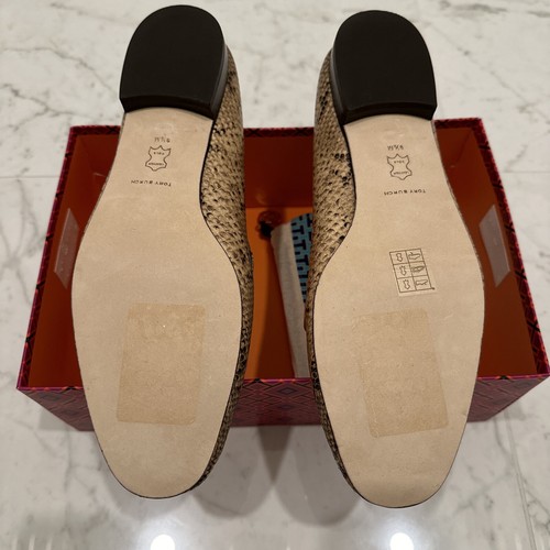 TORY BURCH JESSA LOAFER Mini Lilith Lux Embossed Desert Dusk SZ US 9.5 NIB - Picture 9 of 11