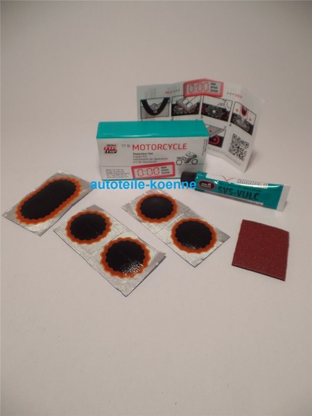 TT 10 Mofa Moped Roller Flickzeug Sortiment 9-Teilig Reparatur Tip Top-image
