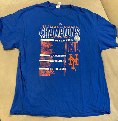 New York Mets 2015 National League Champion World Series T