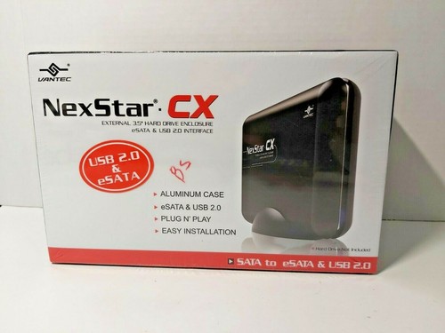 Vantec NexStar CX External 3.5 Hard Drive Enclosure eSATA & USB 2.0 - Sealed - Bild 1 von 4