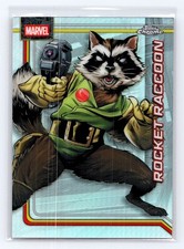 2026 Topps Chrome Marvel Comics #98 Rocket Raccoon Refractor