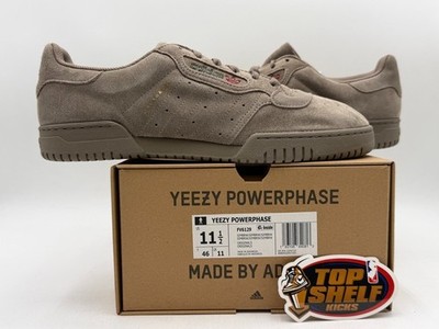 DS New Adidas Yeezy PowerPhase Simple Brown Authentic Size 11.5 Kanye West OG