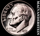 1955 Silver Roosevelt Dime - Choice Gem Proof  Lustrous  No Reserve  #G9417