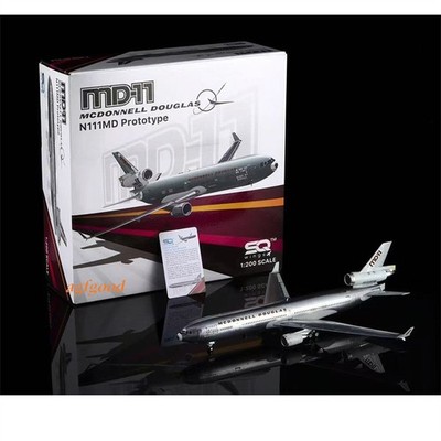 航空機・ヘリコプター JC Wings 1:200 MD-11 N111MD 1:200 SQ Wings McDonnell Douglas MD-11 N111MD Flaps UP Diecast