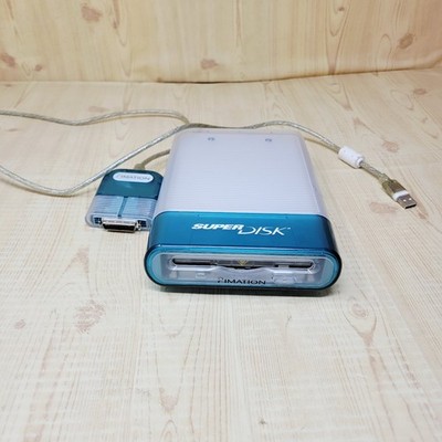 Imation Super Disk Drive for Macintosh Mac OS USB 120MB NO POWER CORD