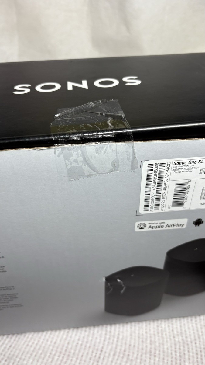 BOSE - ハナ新品未開封　SONOS one SL ブラック Amazon.com: Sonos One SL Renewed : Electronics