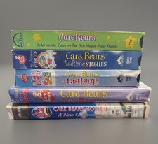 Lot Of 5 Vintage Care Bears Movies On VHS