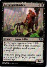 Battlefield Butcher U The Brothers' War 86 FOIL Near Mint