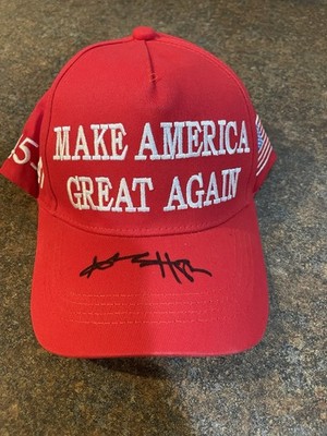 Antonio Brown Autographed MAGA Hat - Beckett Witnessed & Certified