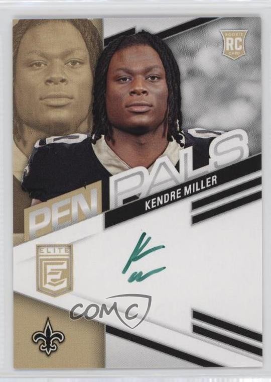 2023 Panini Donruss Elite Pen Pals Green Ink Kendre Miller #PPKMI Rookie Auto RC